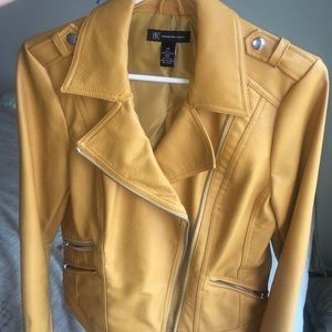 Yellow Leather Jacket